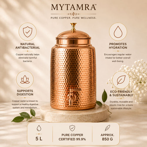 99.9% Pure Copper Water Dispenser