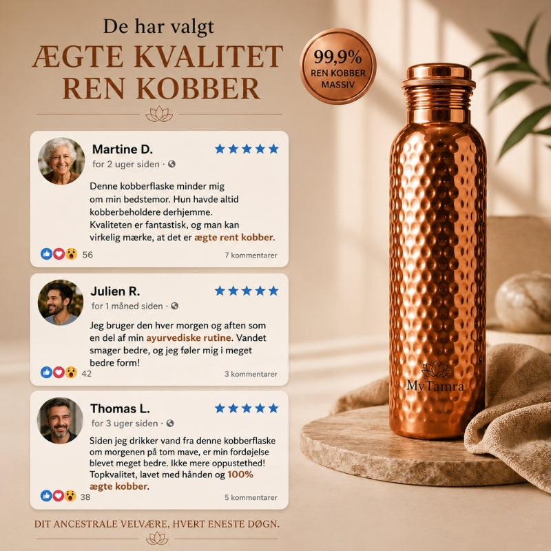 MyTamra™ Heritage Edition – Fremstillet af 99,9 % Rent Massivt Kobber