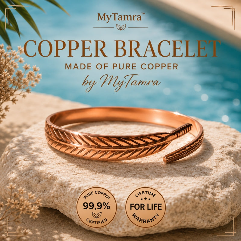 Leaf of Life Bracelet – Pure Copper