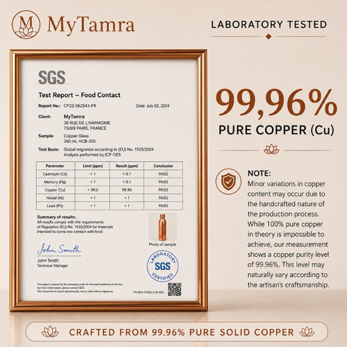 99.9% Solid Copper Cup – Heritage