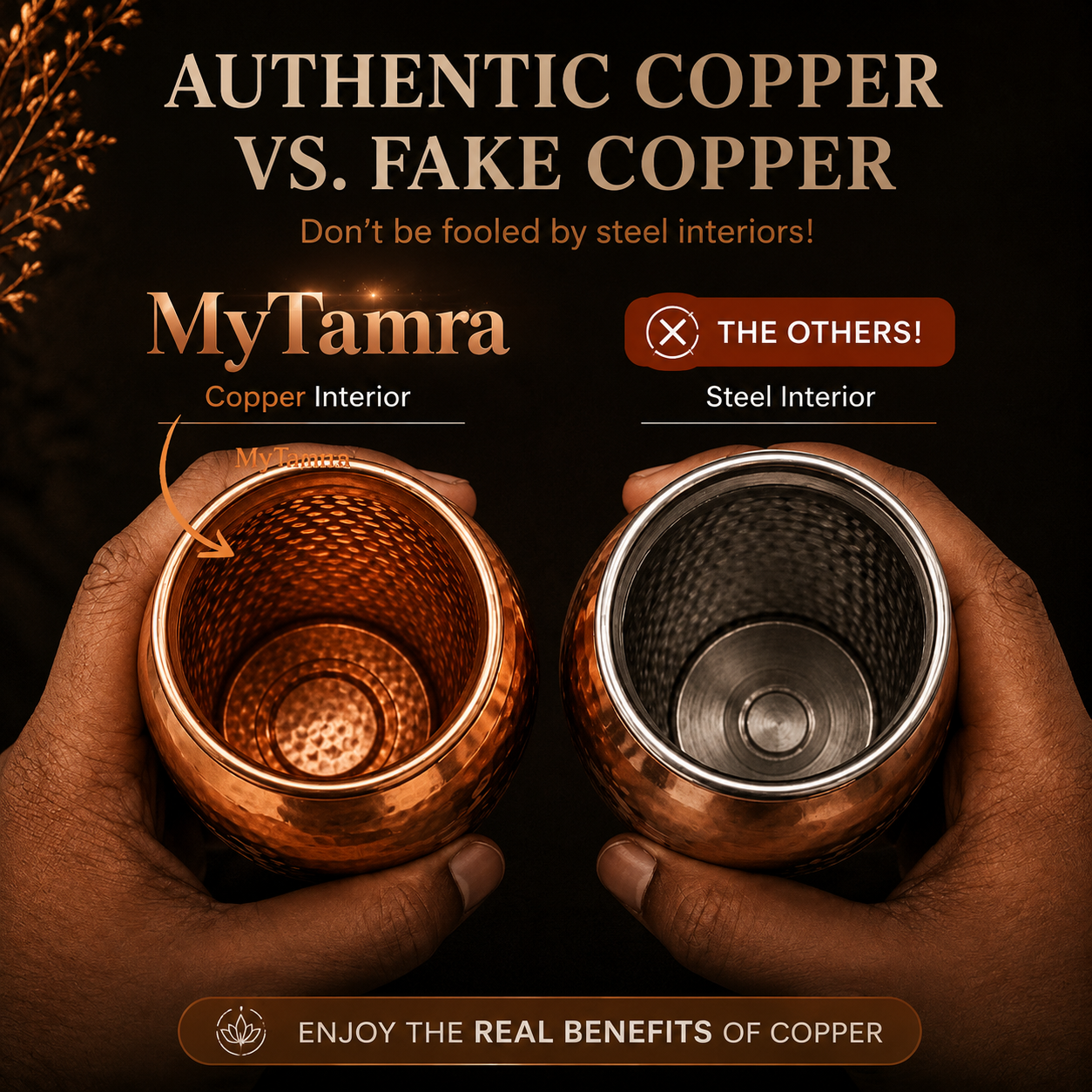 MyTamra™ Heritage Edition – Crafted from 99.9% Pure Solid Copper