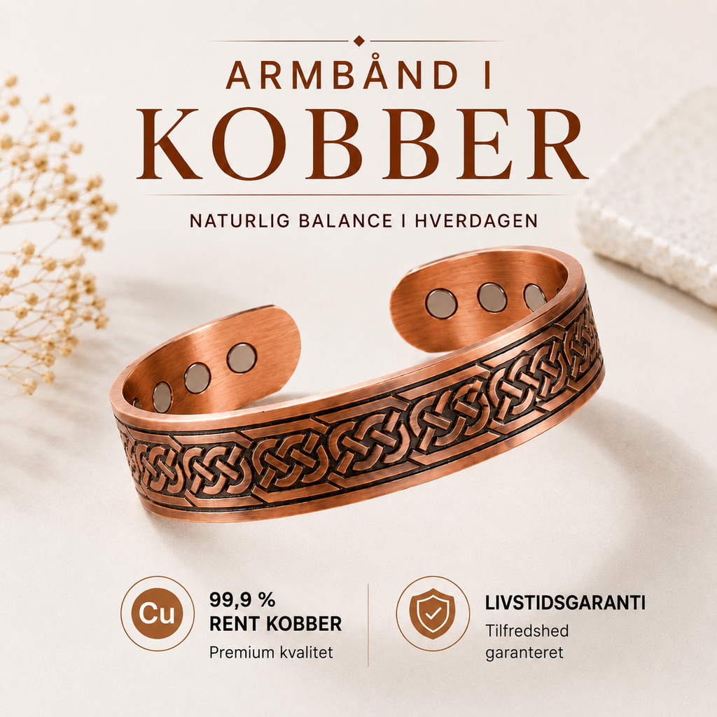 MyTamra™ Armbånd i 99,9 % Rent Kobber