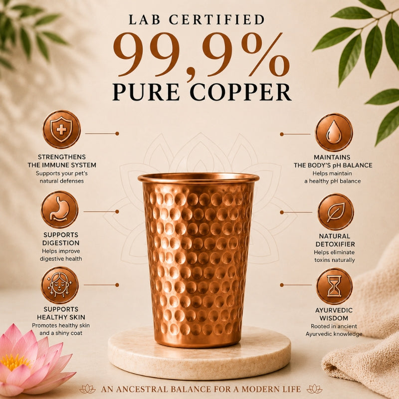 99.9% Solid Copper Cup – Heritage